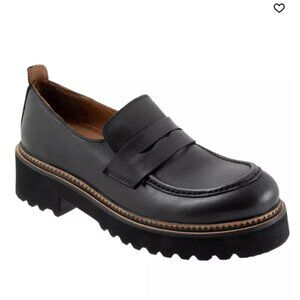 NWOT Bueno Annie Loafer EU 41 (US W10.5) Black Leather